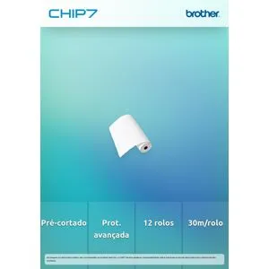 BROTHER LDP4F000210060I CONTINUOUS THERMAL PAPER A4 30M/ROLL 12 ROLLS TD-4D WHITE