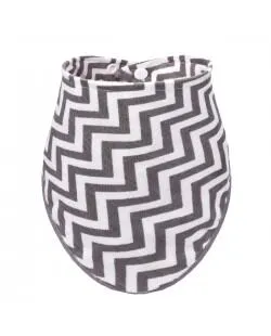 T-TOMI BIO Bambusový slintáčik, grey roofs / šedé striešky