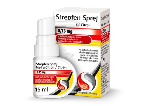 Strepfen sprej med a citron 8,75mg 15ml