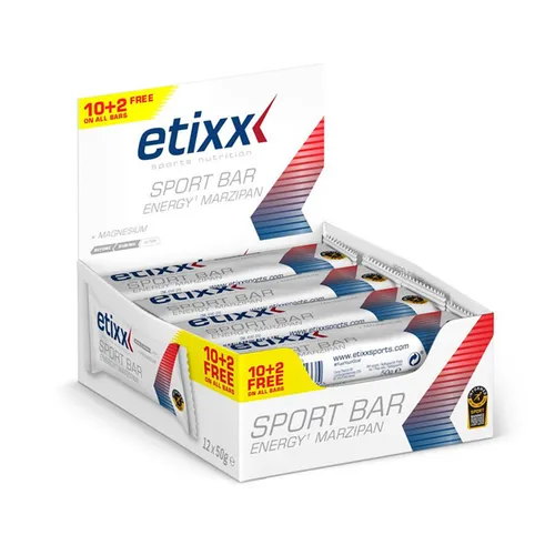 Etixx Energy Sport Bar - Marzipan - 12x50g