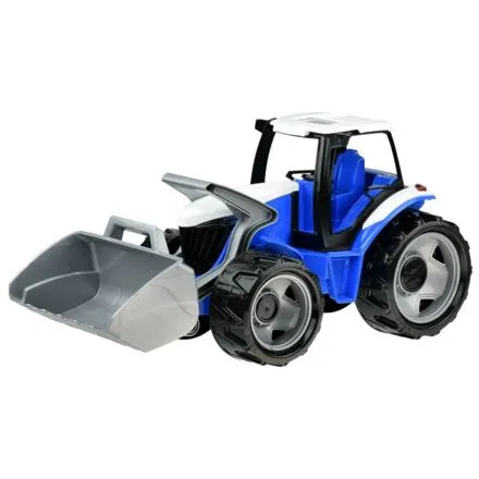Lena Traktor s lyžicou modro šedý