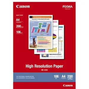 Canon A4 High Resolution Paper, HR-101N, 200 ark