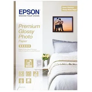 Epson 10x15cm Premium Glossy Photo Paper 255g, 40 Ark