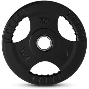 fdfitnessdigital Disco de borracha fitnessdigital tri grip - 15kg (FDTG-800-15)