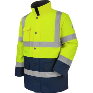 Parka de travail Würth MODYF haute-visibilité jaune/marine Jaune XXL