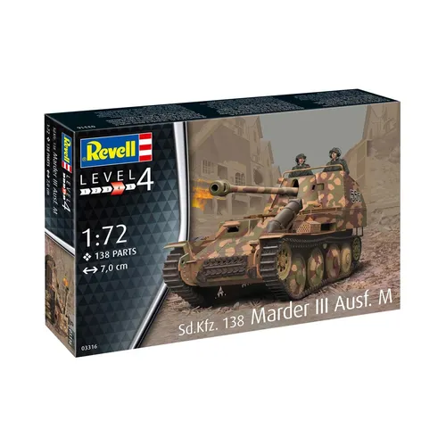 Revell Plastic ModelKit military 03316 - Sd. Kfz. 138 Marder III Ausf. M (1:72)