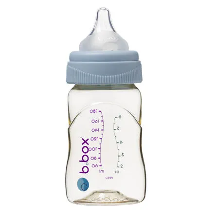 b.box Antikoliková dojčenská fľaša 180 ml - modrá
