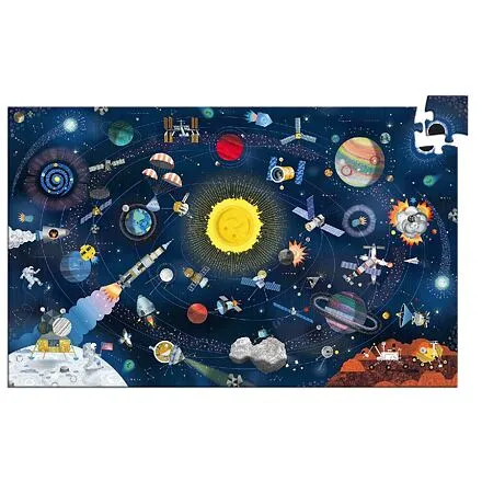 DJECO Puzzle Vesmír s popisom