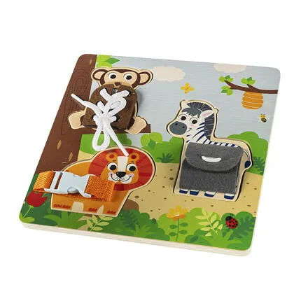 Zopa Drevené montessori puzzle