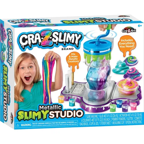 Cra-Z-Slimy Továreň na výrobu slizu - metalické farby