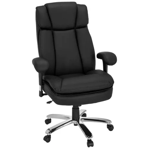 MID.YOU KANCELÁŘSKÉ KŘESLO, vzhled kůže, černá