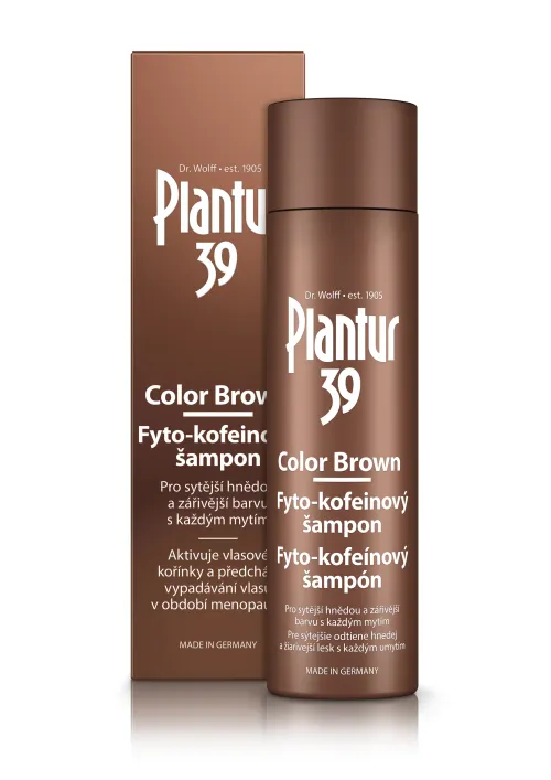Plantur 39 Color Brown Fyto kofeinový šampon 250 ml