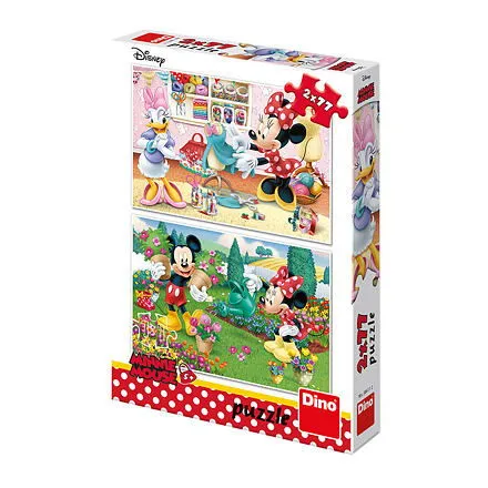Dino Walt Disney Pracovitá Minnie puzzle 2x77 dielikov