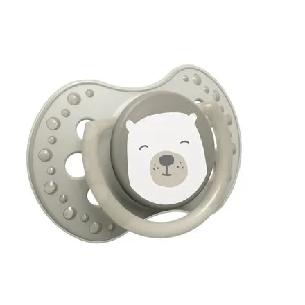 LOVI Cumlík silikónový dynamický BUDDY BEAR 6-18m 2ks