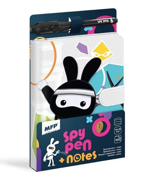 MFP Blok s magnetom SPY notes čierny
