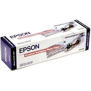 Epson 329mm x 10m Premium Semigloss Photo A3+ på rulle, 251g/m2