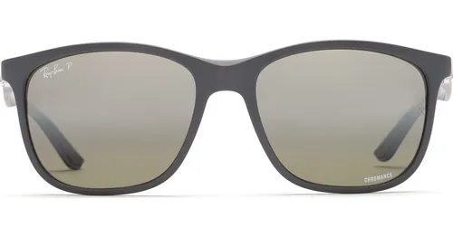 Ray-Ban Chromance RB4330CH 60175J 56 - rektangulär solglasögon, unisex, grå, polariserade