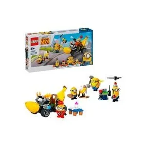Lego 75580 Minions und das Bananen Auto, Konstruktionsspielzeug