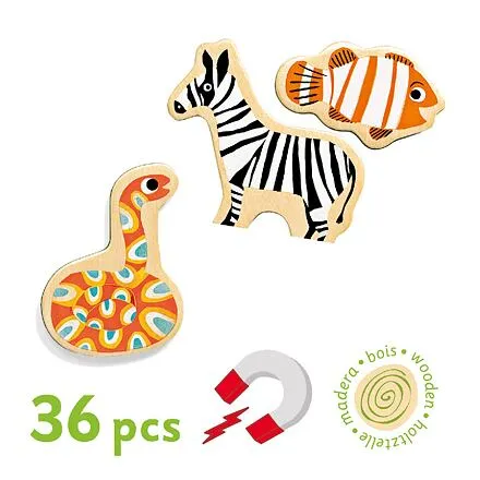 DJECO Magnimo zvieratká zo ZOO