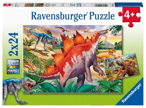 Ravensburger Svet dinosaurov Puzzle 2x24 dielikov