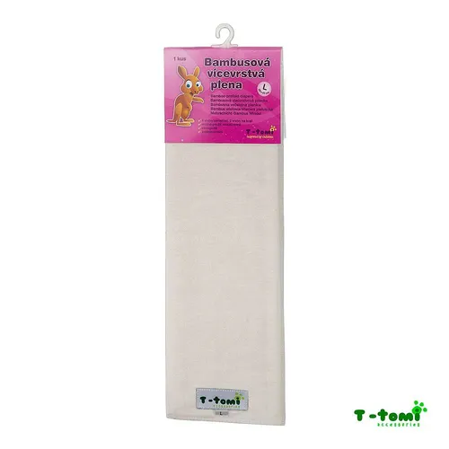 T-TOMI BIO Viacvrstvová bambusová plienka, veľ. L