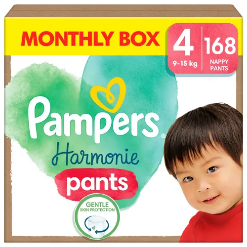 PAMPERS HARMONIE BABY PLIEN.NOHAV.V.4 9-15KG 168KS