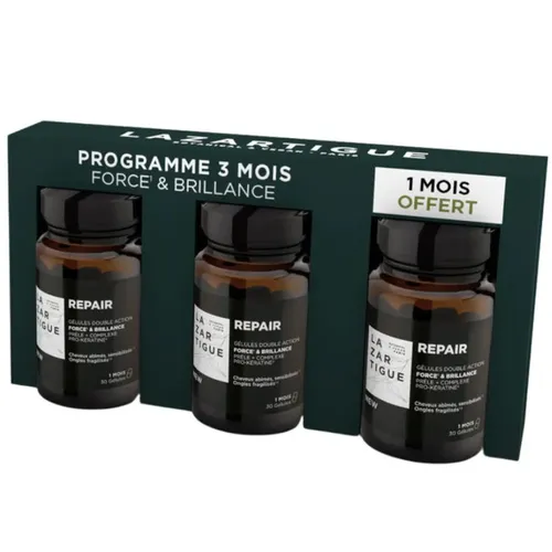 Lazartigue Repair 3 x 30 capsules (1 maand gratis)
