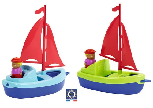 Ecoiffier Plachetnica 22,5 cm s námorníkom