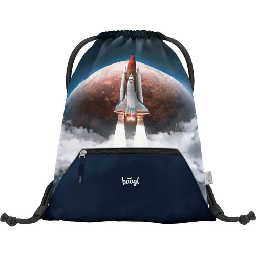 BAAGL Školské vrecko s vreckom Space Shuttle