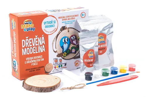MODELO Drevená modelovacia hmota - vtáčiky