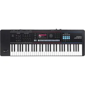 Roland JUNO-D6 Sintetizador 3.800 Sons + 95 kits Bateria + Visor a Cores 61-teclas BEST-SELLER Sintetizador