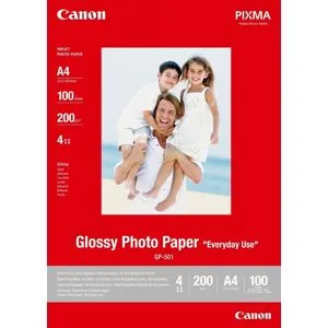 Canon Papel Foto GP-501 200g A4 100 Folhas Brilhante