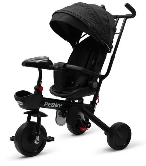 Detská trojkolka Baby Mix Pivonka EVA čierna