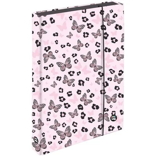 Oxybag Box na zošity A4 Jumbo -  OXY NEXT Butterfly pink