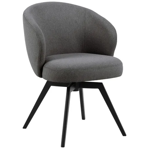 MID.YOU ŽIDLE S PODRUČKAMI, struktura, šedá, černá