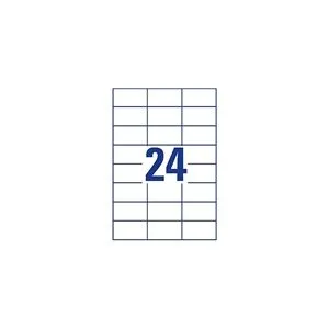 WHITE LABEL Etiquetas Adesivas   70x37mm   100 f.