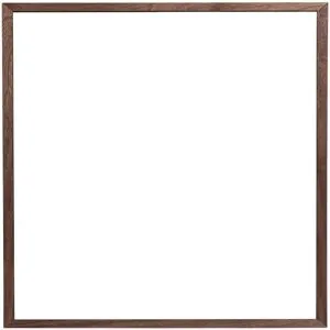 Focus Soul veneer, plexiglas fotoram, Walnut - 60X60 cm