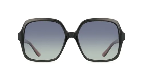 Guess GU7921-H Dámy-Sluneční brýle Celoobrubové Hranatý Acetát-rámy, černá lesklá