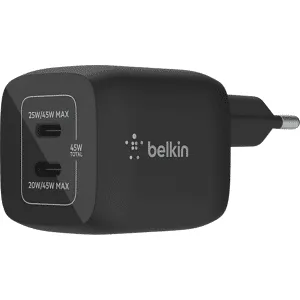 Belkin Chargeur Multiports Usb-c Boost Charge Pro 45 W Noir (wch011vfbk)