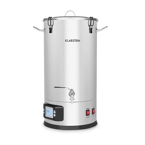 Klarstein Maischfest Maischekessel 5 Teile 1500/3000W 35l LCD Edelstahl