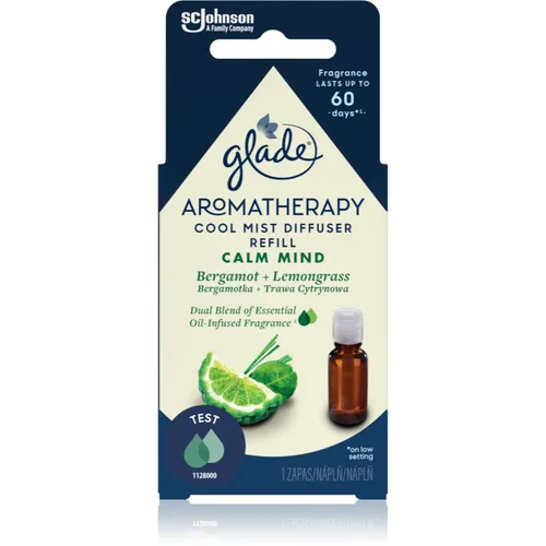 GLADE Aromatherapy Calm Mind náplň do aroma difuzérů Bergamot + Lemongrass 17.4 ml