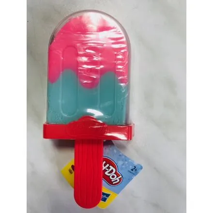 Play-Doh modelína ako zmrzlina - nanuk ružovo zelený