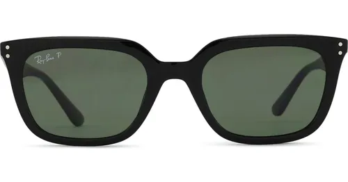 Ray-Ban RB4439D 901/9A 54 - rektangulär solglasögon, unisex, svart, polariserade