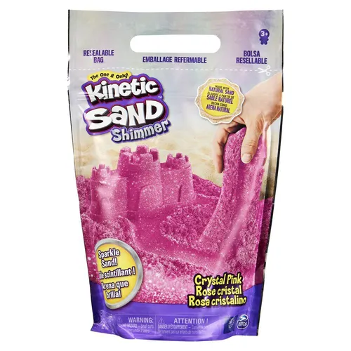 Spin Master Kinetic Sand Balenie trblietavého ružového piesku 0,9 kg