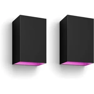 Philips Hue White & Color Ambiance Resonate Outdoor Wandleuchte 1180lm 2er-Set