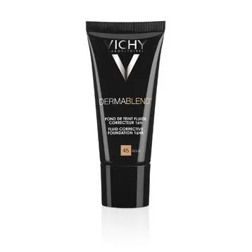 Fond de ten corector cu acoperire 16h Dermablend, Nuanta 45 Gold, 30 ml, Vichy