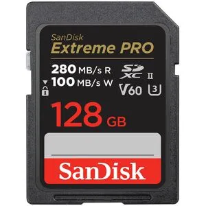 SanDisk Extreme Pro 128GB 280MB/s V60 C10 UHS-II