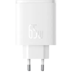 Baseus Gan5 Os-Cube Pro 2x Usb-C + Usb-A 65w Hvit