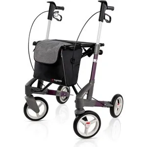 Topro Rollator Troja 5G S, faltbar, höhenverstellbar, lila