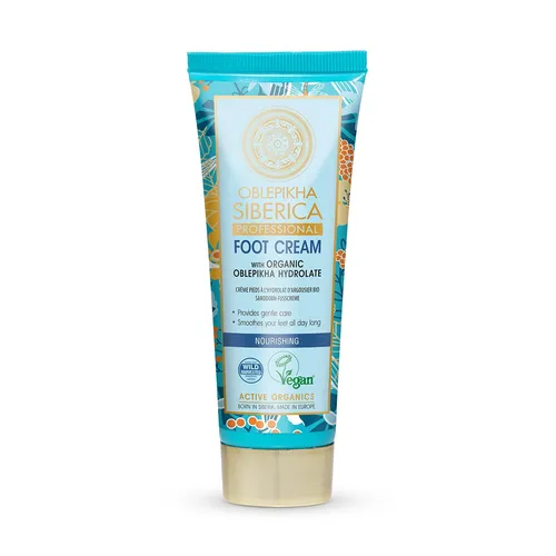 Natura Siberica Rakytníkový výživný krém na nohy Oblepikha (Foot Cream) 75 ml